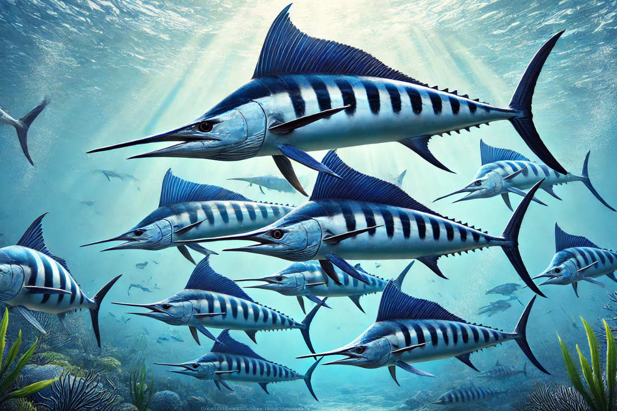 Gestreifter Marlin fangen Gestreifter Marlin fangen