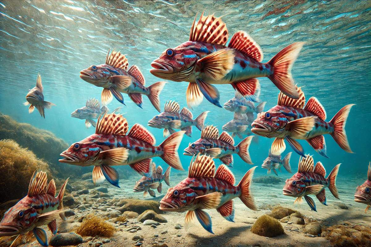 Knurrhahn fischen Angelurlaub