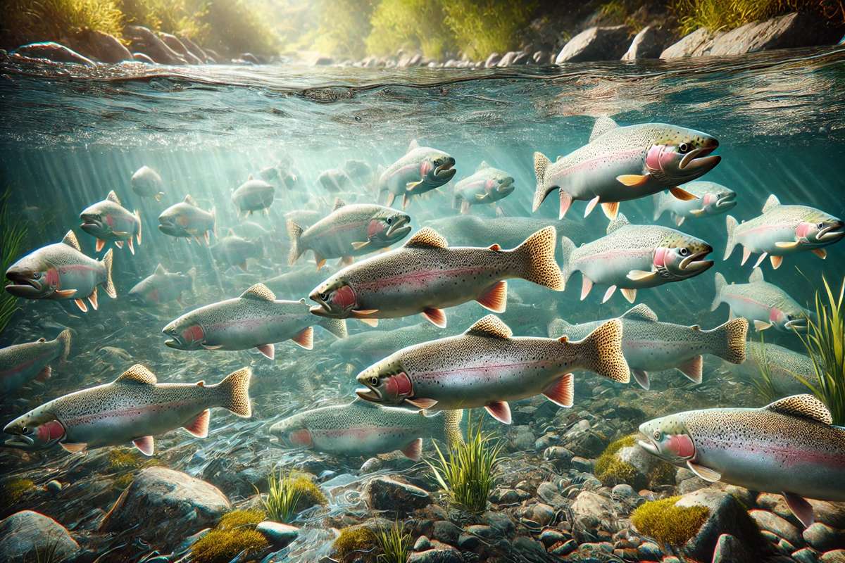 Lachsforelle fischen Angelurlaub