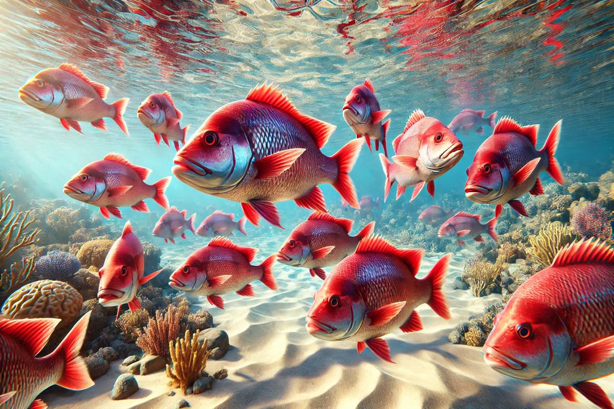 Roter Schnapper fischen Roter Schnapper fischen