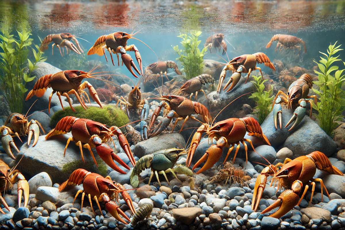 Signalkrebs fischen Angelreise